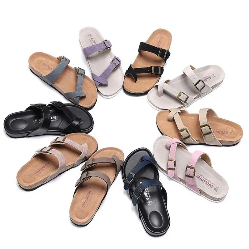 COSMAGIC 2021 Новая Летняя мужская пляжная Тапочки на корковой подошве повседневные