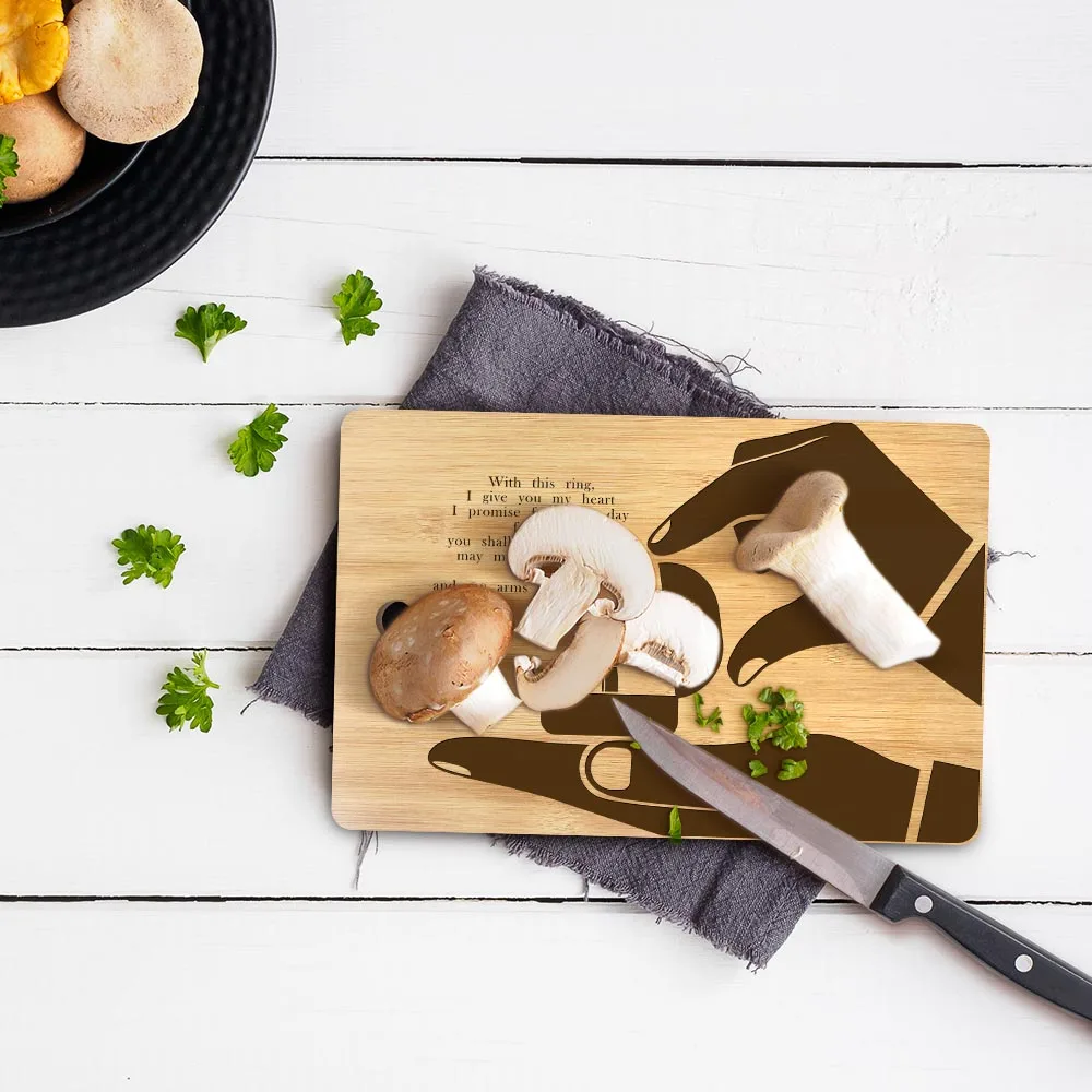 Любовь Обручальное кольцо с романтическими словами Лазерная Гравировка