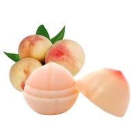 cute lip balm makeup peach lemon strawberry shape moisturizer nutritious lips balm lasting lips care lipsticks balm lip care