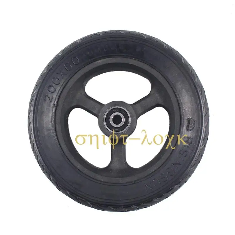 

Колесо для скутера, сплошная шина с ступицей 200x60, все детали без внутренней трубки для электрического скутера, балансировка колеса транспор...
