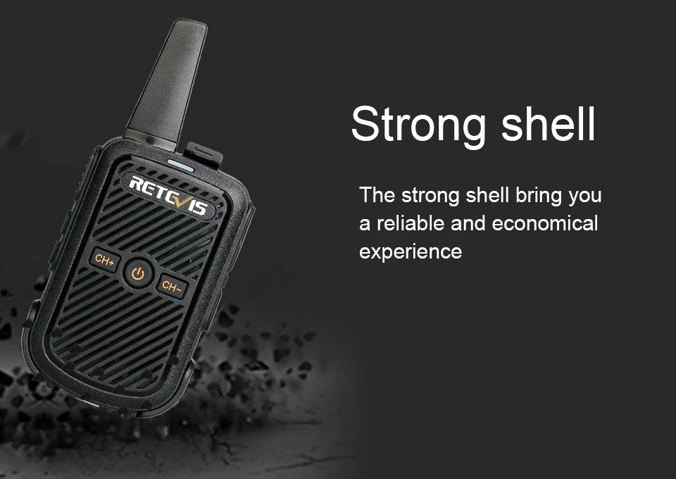 Retevis RT15 Мини Портативная рация 2 Вт UHF 400-470 МГц 16CH CTCSS/DCS TOT VOX сканирование двухстороннее радио коммуникатор