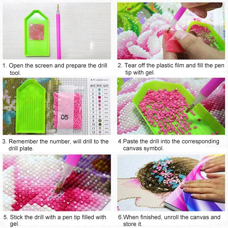 

5D DIY Diamond Painting Cross Stitch Full Square Round Rhinestone Embroidery Mosaic Tiger Animal Drill Handmade Kits Home Decor