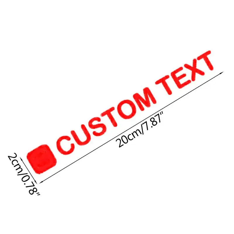 

2021 New 20*2CM Personalized Custom Username Waterproof Car And Motorcycle Decals Bumper Sticker