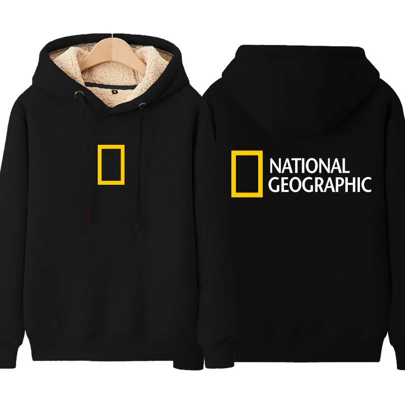 

2021 New National Motorcycle Cycling Tracksuit Male Thick Casual Fashion High Quality Hoodies Slim Winter Fleece Warm Outwear