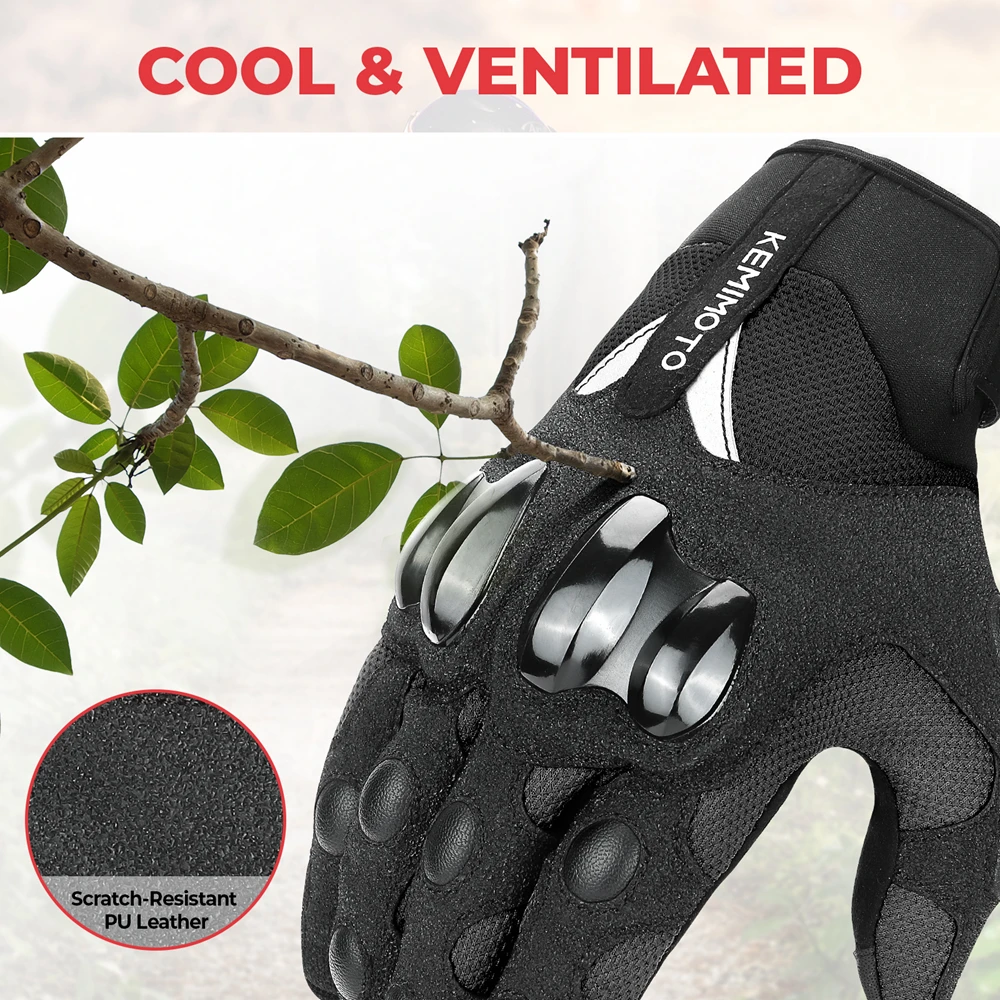 Мотоциклетные Перчатки KEMIMOTO летние защитные перчатки для мотокросса с сенсорным