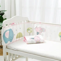 breathable 3d mesh baby bed bumper newborn cot crib bumpers kids infant bed protector fence for children baby room decoration