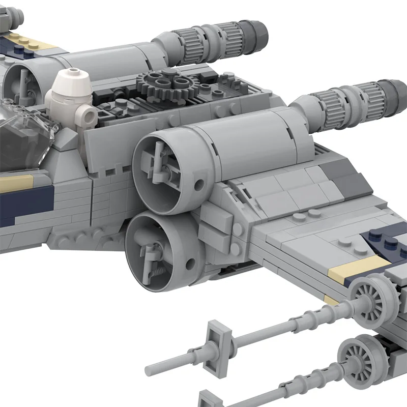 Buildmoc Mini галстук с изображением звезд Fighter X Wing microfighter Wars AT Walker строительные блоки