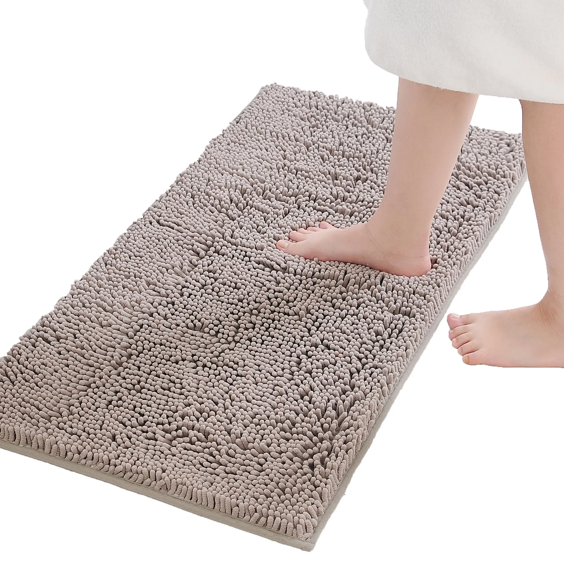 

Modern Style Chenille Carpet Floor Mat Bathroom Non-slip Floor Mat Living Room Bedroom Water Absorbency Door Mat