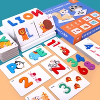 kids montessori toys english spell words math arithmetic early learning educational toys for children wooden kids game gifts