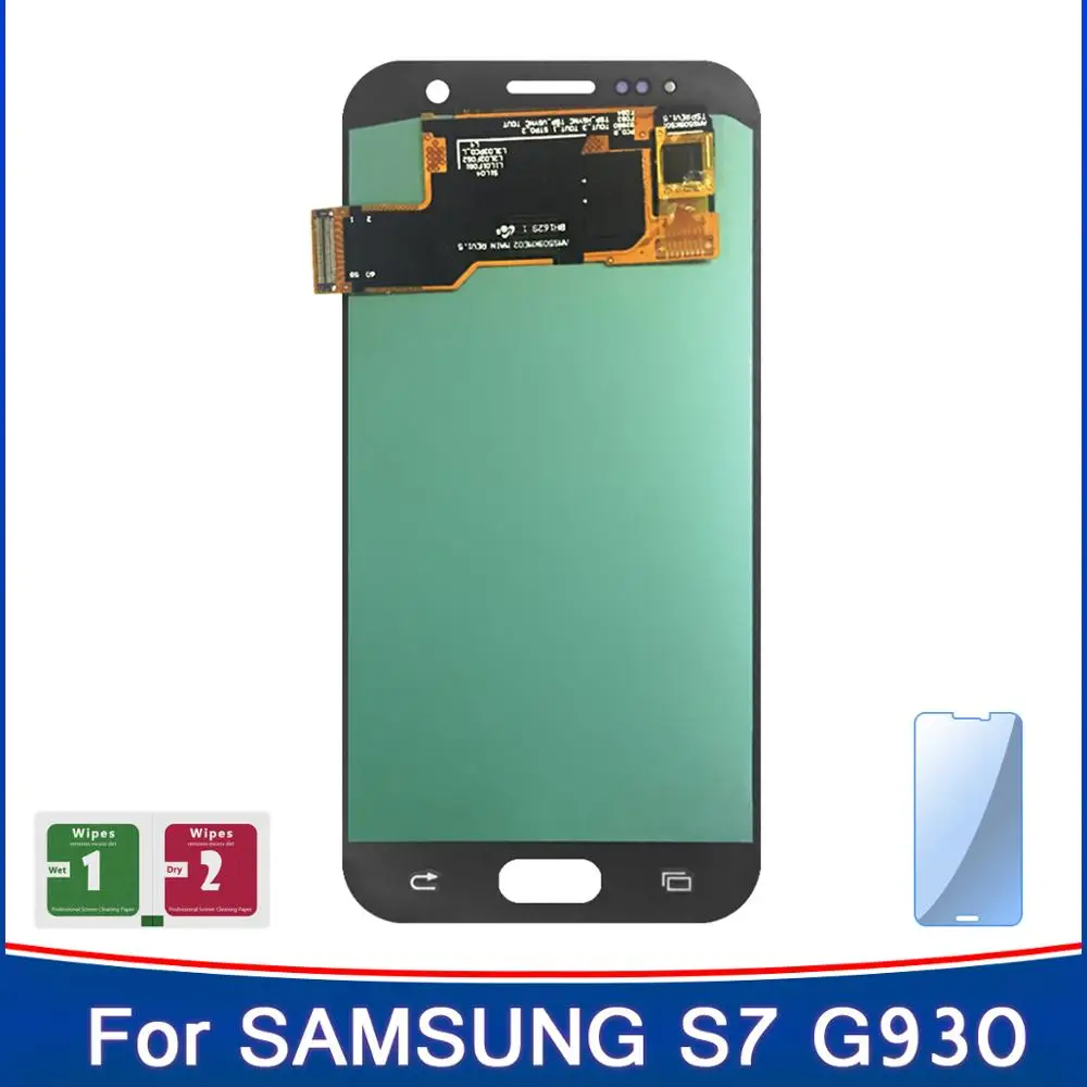 Новый и Регулируемый яркий дисплей для Super AMOLED Samsung Galaxy S7 G930A G930F SM ЖК с сенсорным