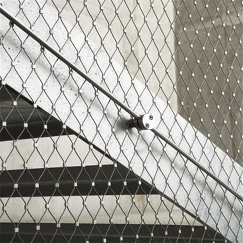 Сетка из нержавеющей стали для лестницы|Ограждение шпалеры и ворота| |