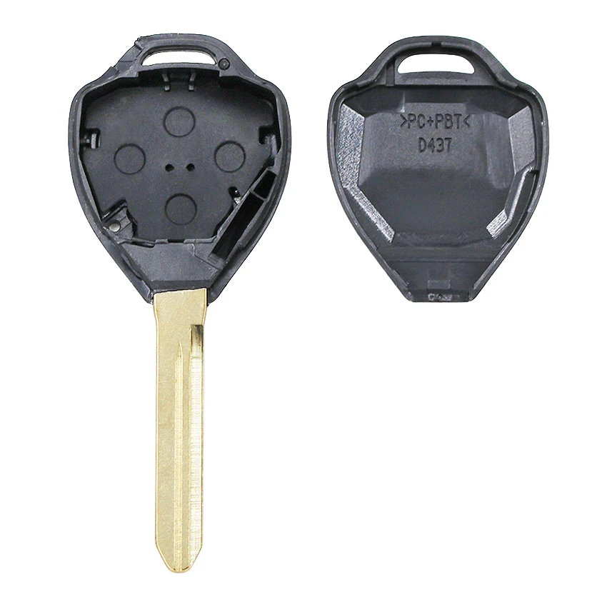 10pcs/lot 3 Buttons Remote Key Shell Case Fob for Toyota Corolla Camry Auris TOY47 uncut blade |