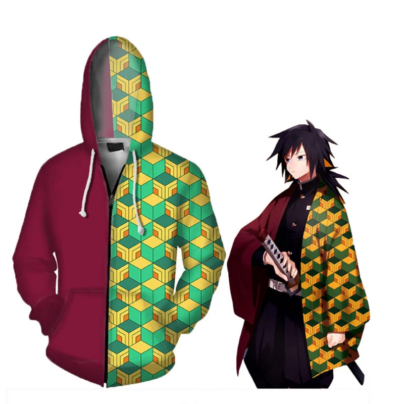 Tomioka Giyuu Новинка; Лидер продаж; Adul Kamado Tanjirou; пальто; Demon Slayer: Kimetsu no Yaiba; костюм для косплея; Kamado Tanjirou; куртки для мужчин на Хэллоуин - Цвет: Tomioka Giyuu