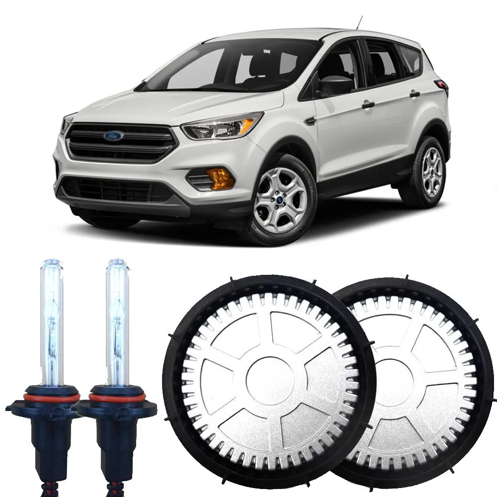

Generation 55W All In One Hi/Lo Beam Error Free H7 Lamp Bulbs Alloy Ballasts Cover HID HeadLights For Ford Escape