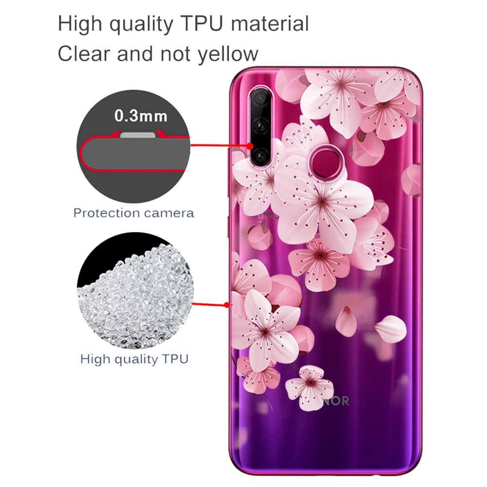 Фото Силиконовый чехол для телефона Huawei Honor 30 10i 20i 9 9X 8X Mate 10 20 Lite Pro пикантный цветочный Силиконовый чехол для телефона Huawei Honor 30 10i 20i 9 9X 8X Mate 10 20 Lite Pro пикантный цветочный