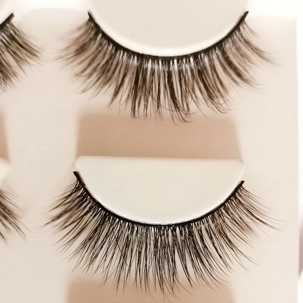 3 пары накладные ресницы искусственные норковые волосы натуральные мягкие