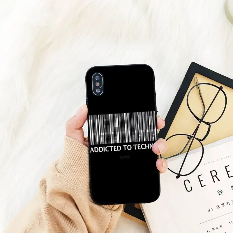 

YNDFCNB Techno Music Phone Case For iPhone 11 8 7 6 6S Plus X XS MAX 5 5S se 2020 11 12pro max iphone xr case