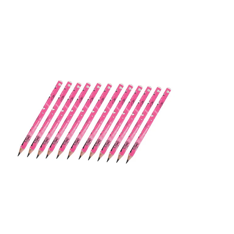 Set чернографитных pencil Bruno Visconti &quothappy Graphix jumbo. romantic journey" 4в 3 5mm... 12 PCs трехгранный