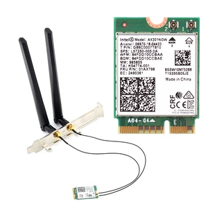 dual band 2 4gbps wireless adapter for intel ax201 desktop kit 802 11acax m 2 key e cnvio2 wifi 6 bluetooth 5 0 network card free global shipping