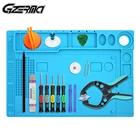 Набор инструментов для ремонта сотовых телефонов 15 в 1, профессиональный теплоизоляционный коврик, отвертка, набор ручных инструментов для ремонта планшетов Samsung S7 S6