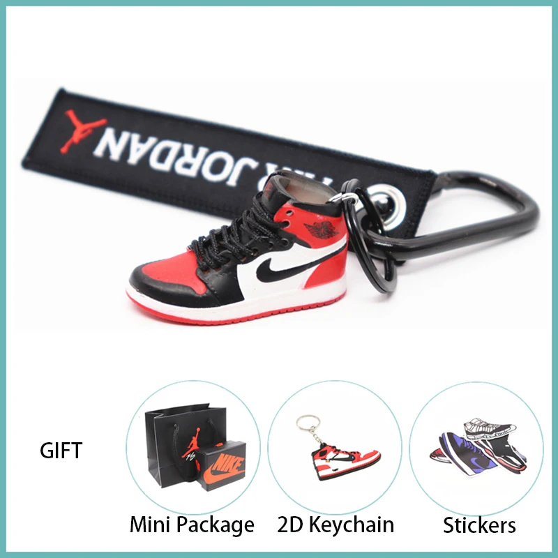 Новинка ручной работы 3D AJ Key ChaiAir Mini Jordan кроссовки модель милый брелок для ключей Баскетбольная обувь Подарочный Брелок для ключей модные украшения - Цвет: 9