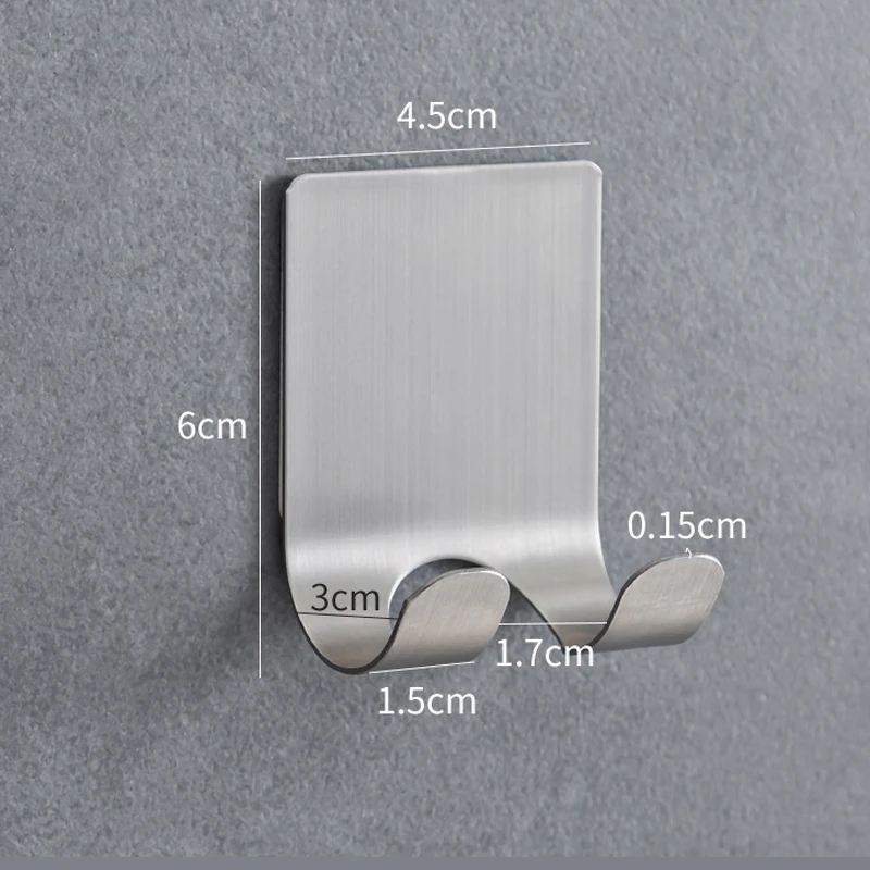 1PC Razor Holder Shaver Stainless Steel Hook Hanger Stand Multi Purpose Self Adhesive Storage For Bathroom Kitchen Organize | Дом и сад