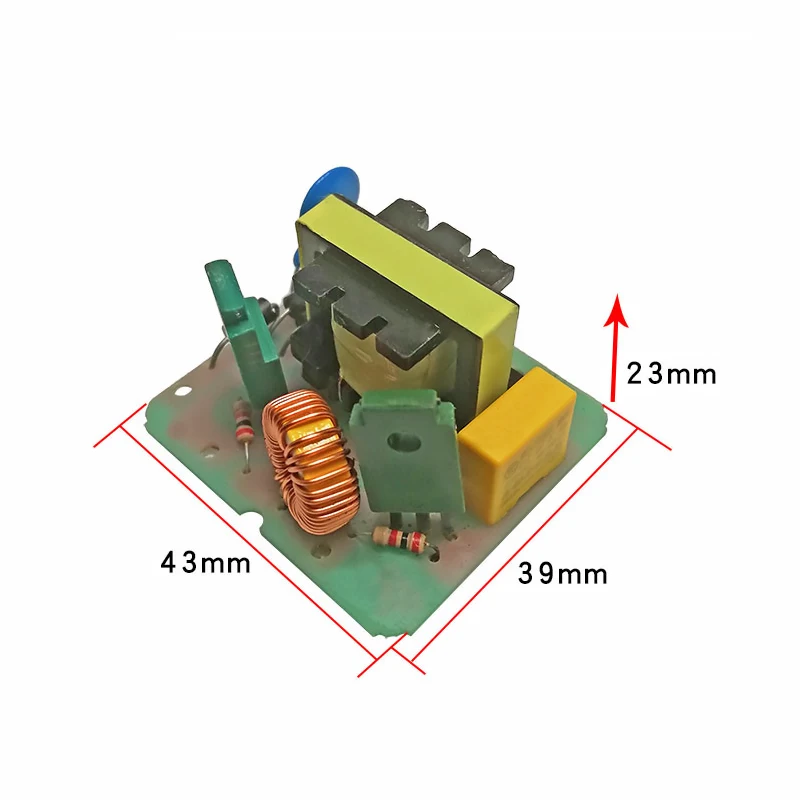 12V постоянного тока до 220 В 40 Вт Step UP Мощность модуль DC-AC Boost инвертор двухканальный