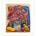 Золотая коллекция, Набор для вышивки крестом, африканская Букет маргариток, сахарная горка, собака, маргаритки