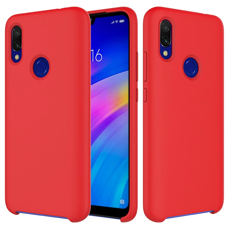 Для Xiaomi Redmi Note 7 Pro K20 Оригинальный жидкий силиконовый чехол для Mi 9t 9se 8 se A2 6X