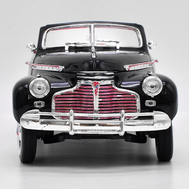 Высокая имитация 1:18 Chevrolet 1941 специальный роскошный сплав в кузове «Кабриолет», металлическая коллекция и подарок классическая модель автомобиля