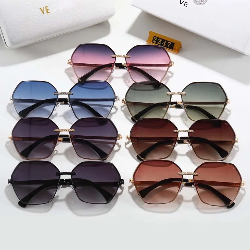 

Retro Irregular Oversized Square Sunglasses Women Luxury Brand Big Frame Lady Sunglasses Fashion Gradient Women Glasses Original