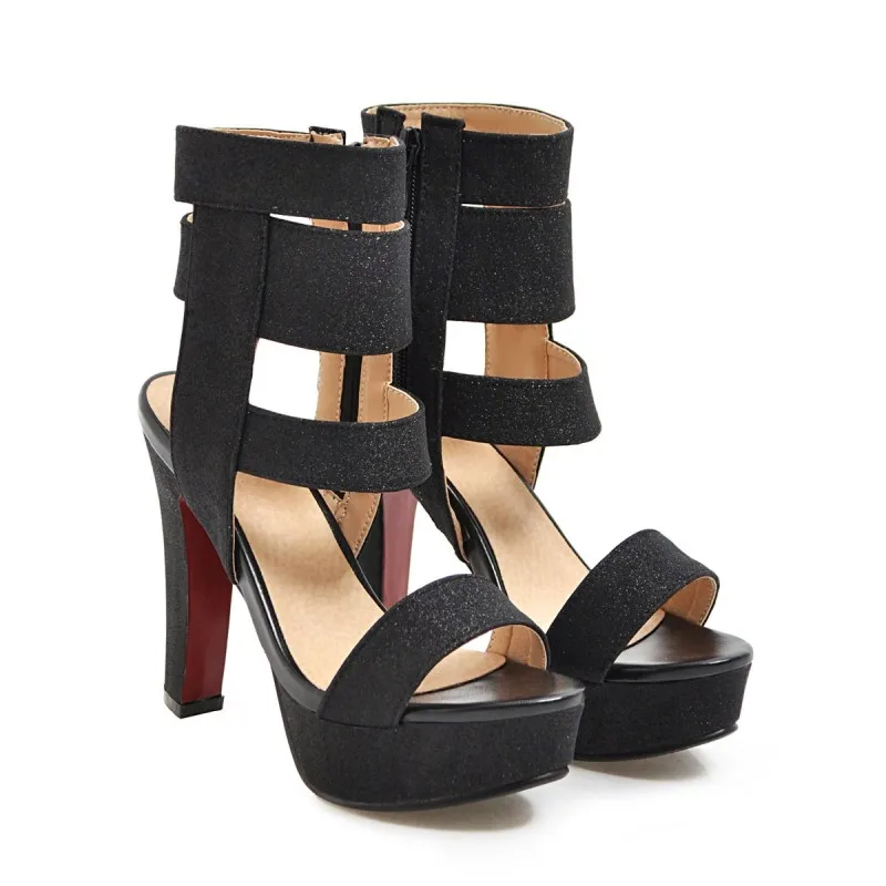 Женские летние сандалии на платформе большие размеры 9 10 11 17 женская обувь