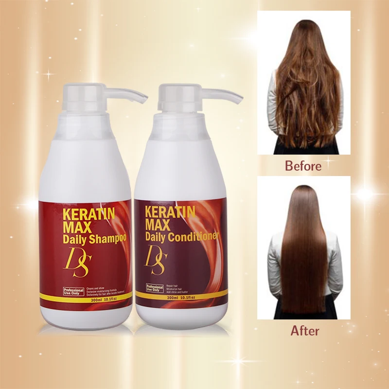 

11.11 Superior 300ml Ds Max Daily Shampoo Moisturizing+ Deep Conditioner For Repair Dry Hair After Keratin Treatment