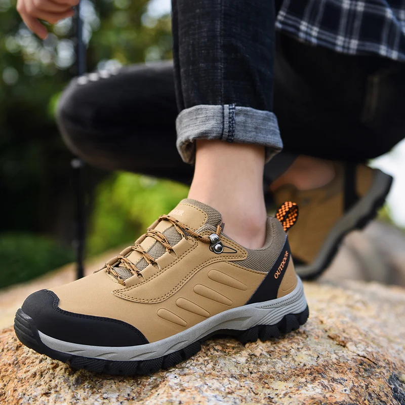 Мужские Нескользящие кроссовки на шнуровке, повседневные спортивные кроссовки для походов и охоты, размер 48, 2019 от AliExpress WW