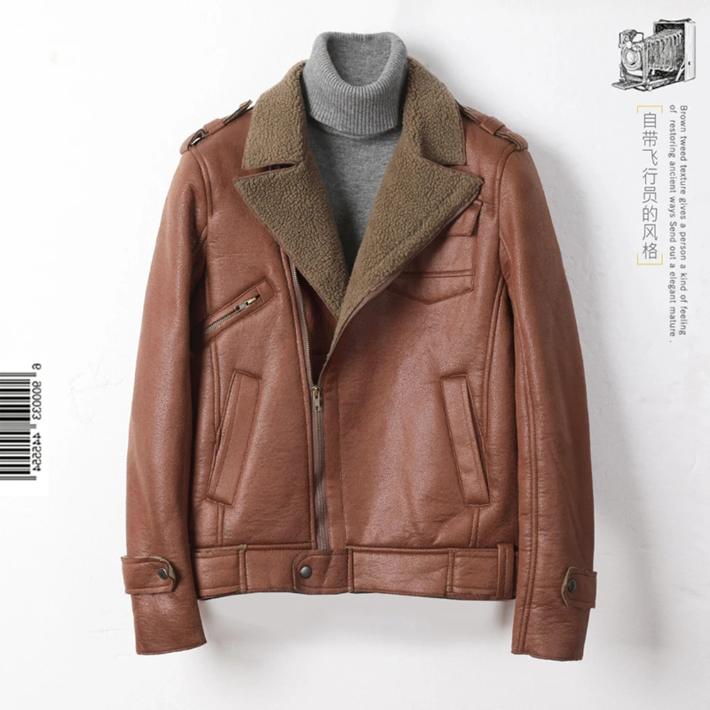 Куртка с искусственным мехом 2021 зимняя новая модная повседневная мужская