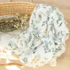 Детские одеяла из бамбука и хлопка, пеленки для младенцев, детские одеяла с принтом, пеленки для новорожденных из муслина