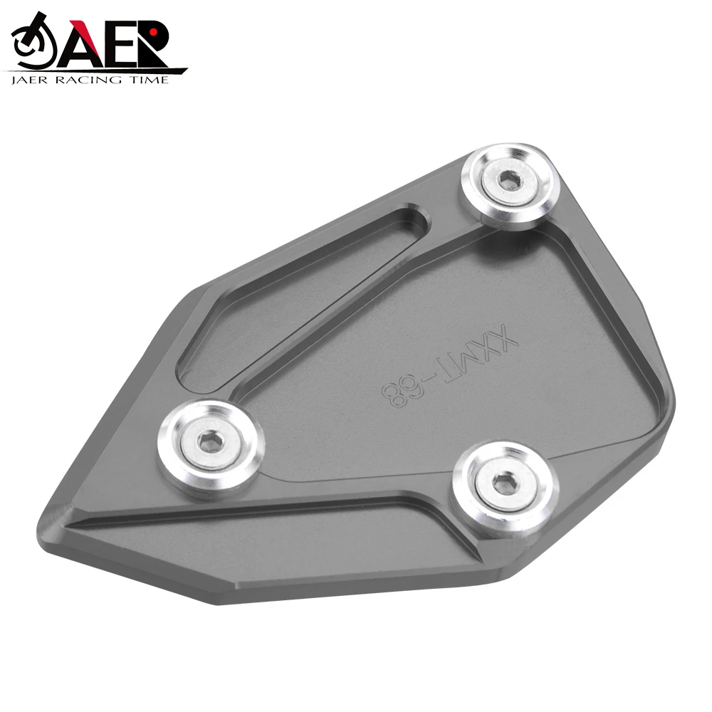 

JAER CNC Aluminum Kickstand Extension pad Side Stand Enlarge plate For BMW C600 SPORT k18 2012-2015 C650 GT K19 2012-2016