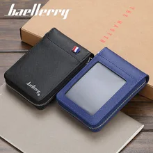 Baellerry Wallet Men Organ Card Holder PU Document Bag Fashion Zipper Multi-card Coin Purse Good Gift Baellerry Wallet Men Organ Card Holder PU Document Bag Fashion Zipper Multi-card Coin Purse Good Gift