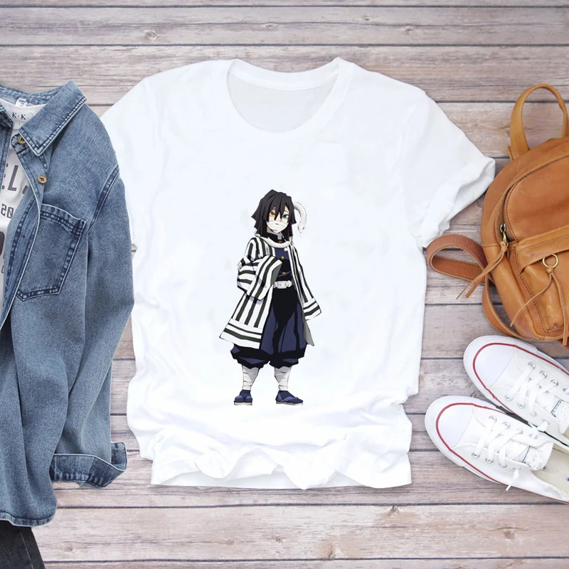 

Punk Palestine Woman Cartoon Y2k Demon Slayer T-Shirts 2021 Designer Clothes Plus Fashion Kimetsu No Yaiba Fairycore T-Shirt