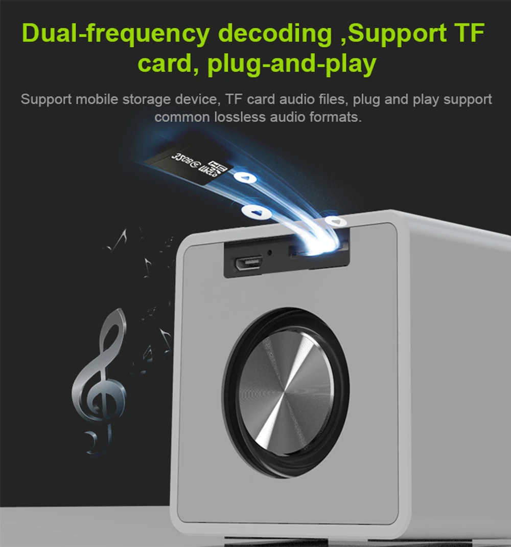 ЕВА A105 Мини Bluetooth колонки TWS встроенный Батарея Портативный Беспроводной для