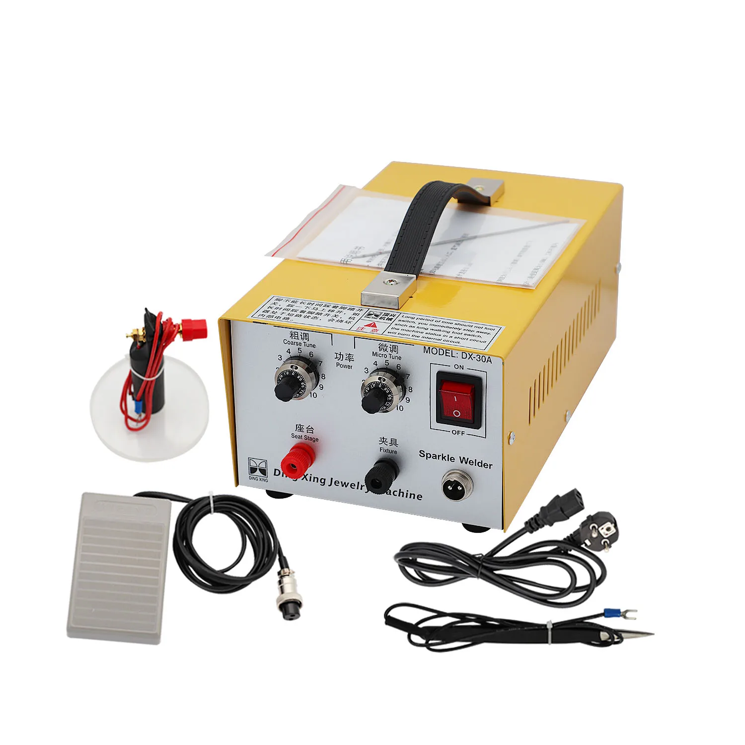 

30A spot welding hand held pulse spot welder gold welding machine Small Stainless Steel Laser Welding