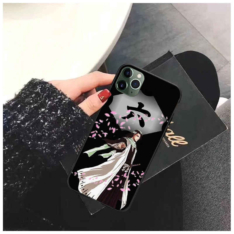 Чехол для телефона Ichigo Kenpachi отбеливающий с рисунком манги iPhone 11 13 12 Pro Max чехол XS MAX
