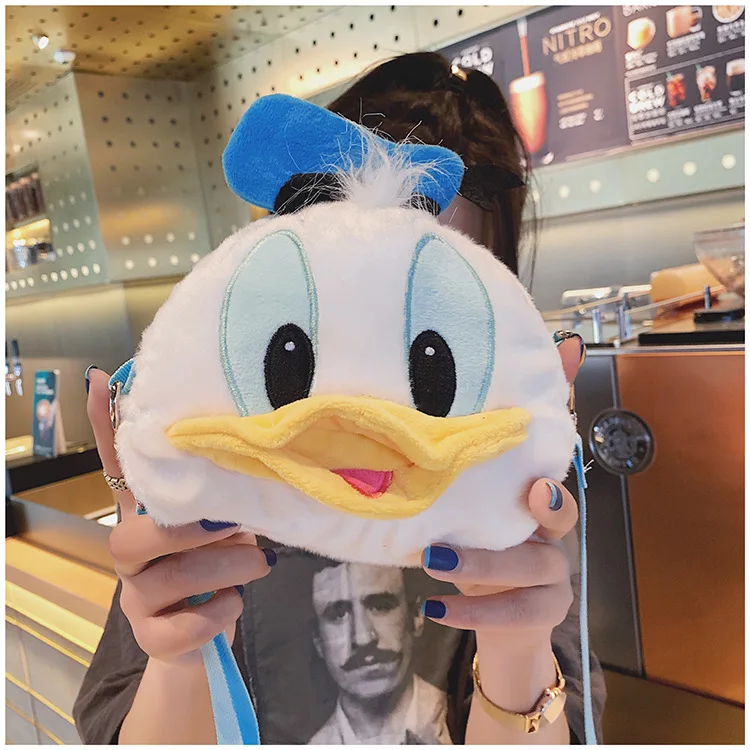 Disney женские милые Дональд Дак плюшевые куклы телефон сумка через плечо для