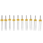 10 спецификаций, смешанные иглы для швейной машины, двойные иглы с пластиковой коробкой для бытовой швейной машины