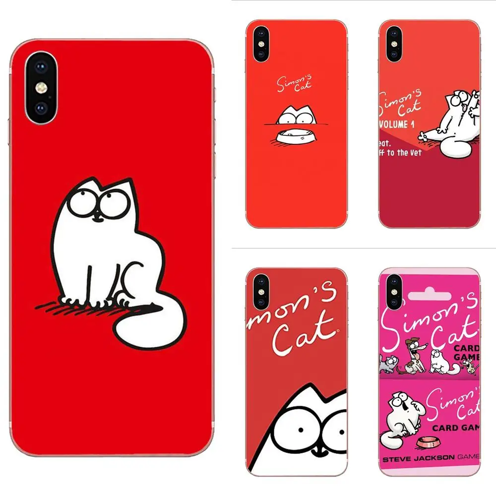 TPU для телефона на заказ милый кот Саймона Huawei NOVA 2 V20 Y3II Y5 Y5II Y6 Y6II Y7 Y9 G8 G9 GR3 GR5 GX8 Prime