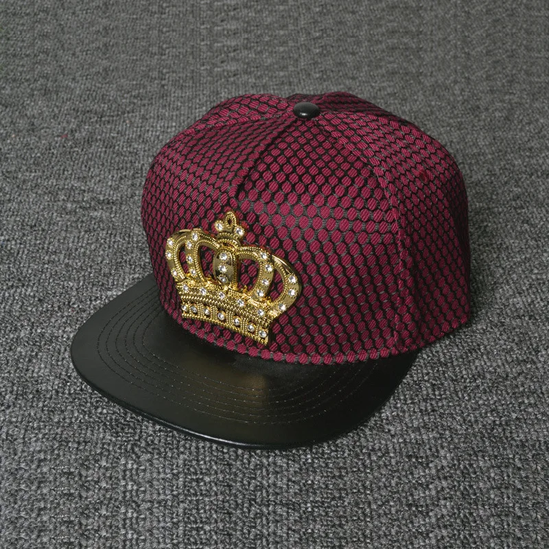 

Nieuwe Modus Mannen Vrouwen Golden Crown Snapback Hoeden Gorras Golf Baseball Caps Hip Hop Hoed