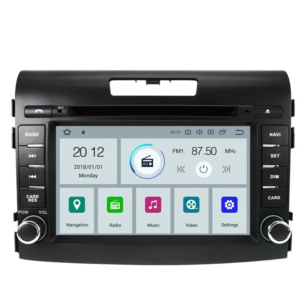 Автомобильный DVD-плеер с радио GPS Android 10 0 для Honda CRV 2012 2013 2014 2015 2016 навигация