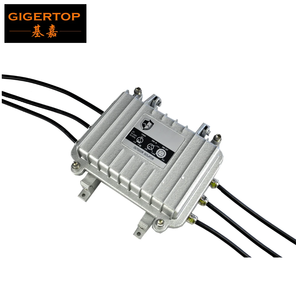 Бесплатная доставка! 4 канала Водонепроницаемый DMX512 разделитель усилителя