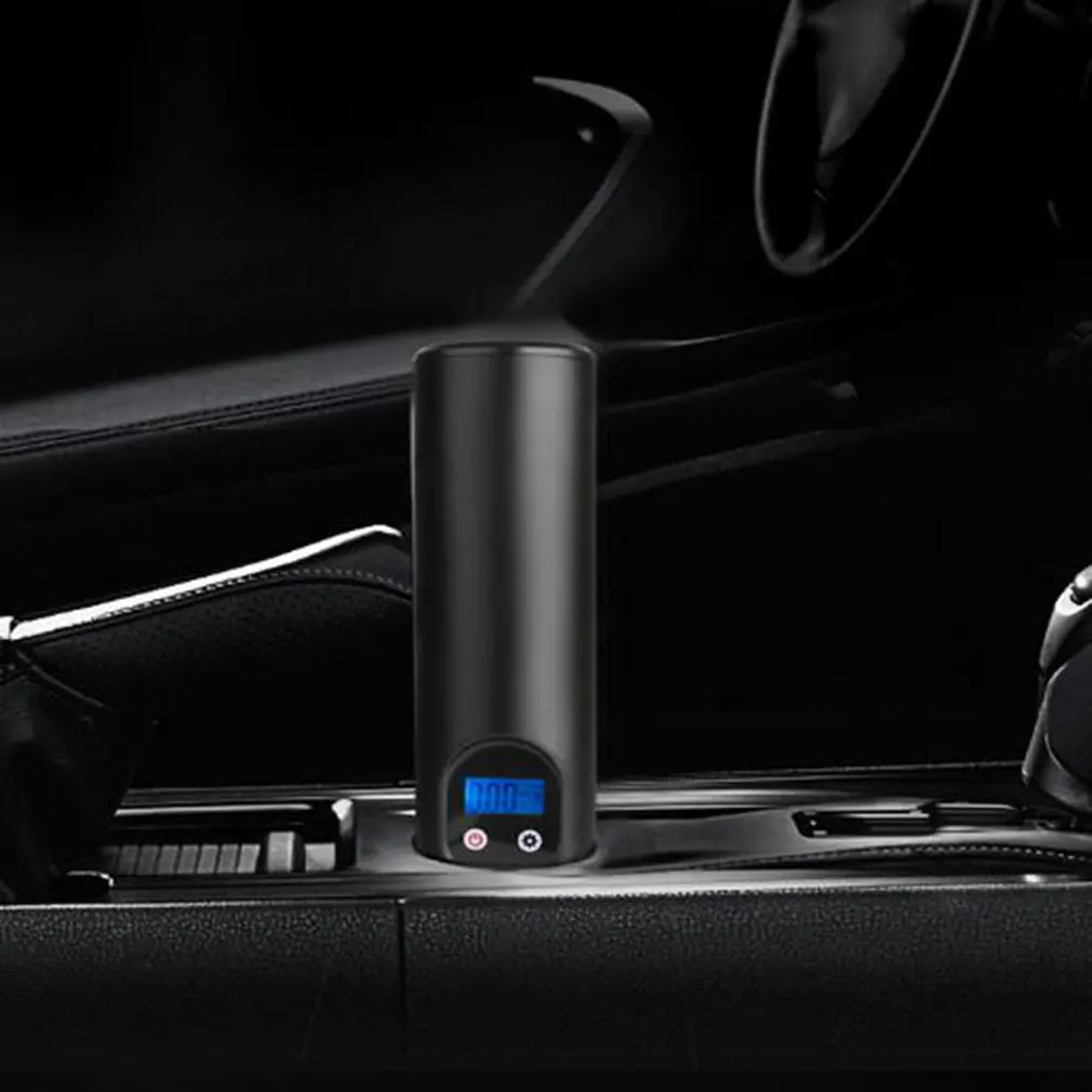 

Car Wireless Mini Air Pump Metal Plastic Mute Stable Durable Safety Smart High Voltage Built-in Lithium Battery