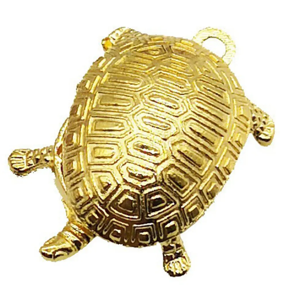 

1 шт. фэн-шуй, золотые деньги, черепаха, удача, богатство, украшение для дома и офиса, настольные украшения, подарок на удачу